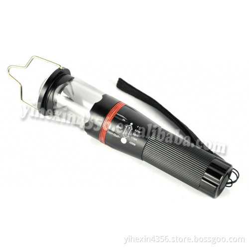 Boruit RJ-0721 Camping Flashlight Traffic Torch Light With Traffic Wand +Camping lampshade